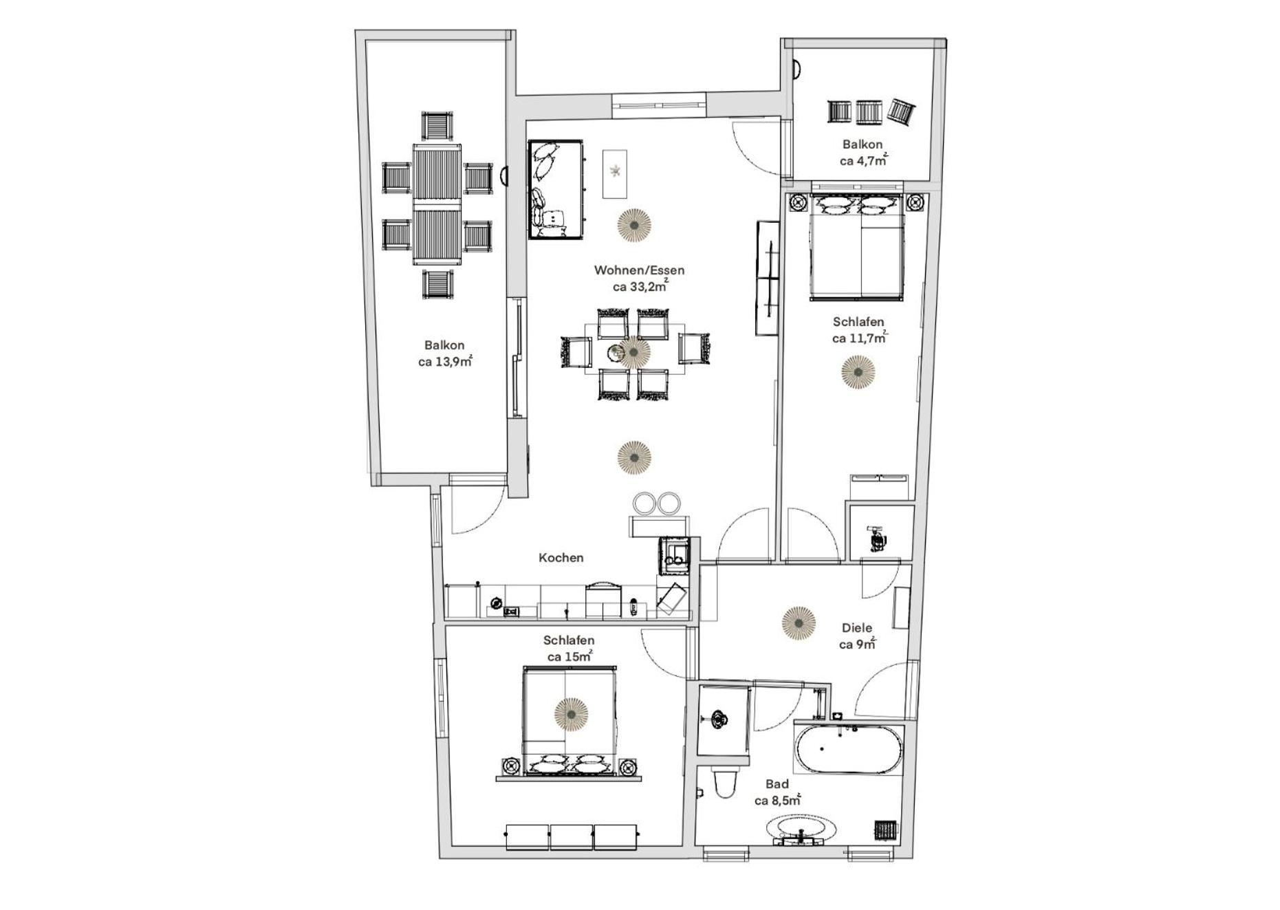 Pineapple Apartments Dresden Zwinger III - 86 Qm - 1X Free Parking Exterior photo